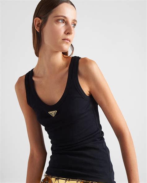 prada t shirts women|Prada tank top women.